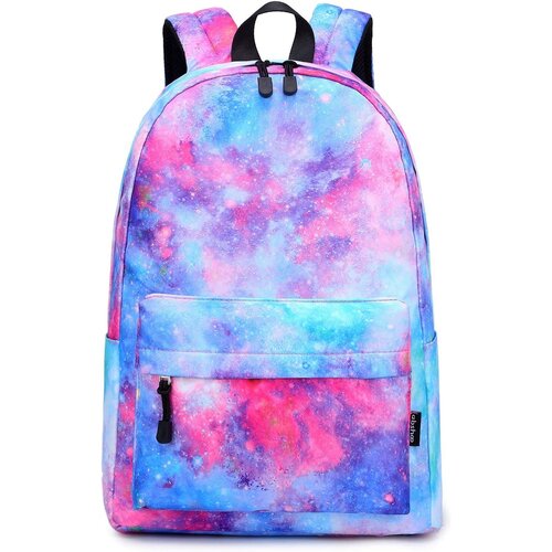 Легкий Школьный Рюкзак с Принтом Галактики для Девочек арт. 0109z