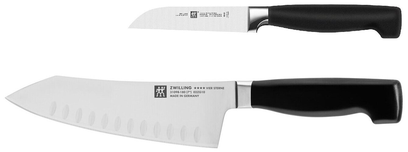 Набор кухонных ножей Zwilling VIER STERNE 31098-180 / 31070-90, 2 ножа