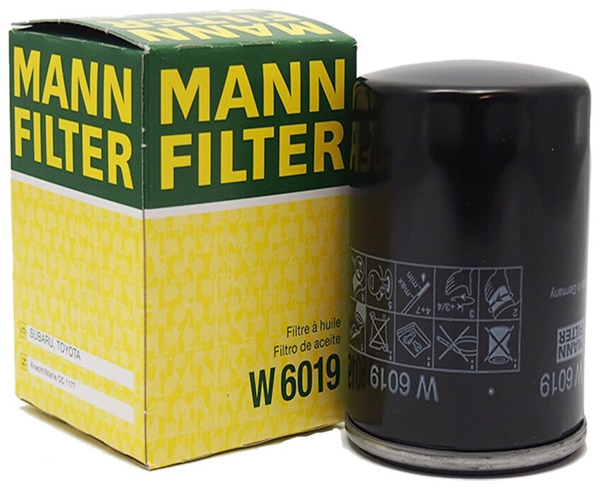 Масляный фильтр MANN-FILTER W 6019