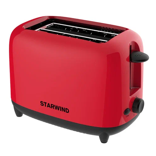 Тостер STARWIND ST7003 красный/черный тостер starwind st1102 красный чёрный