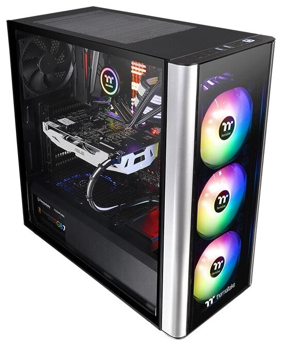 Корпус ATX THERMALTAKE Level 20 MT ARGB, Midi-Tower, без БП, черный - фото №6