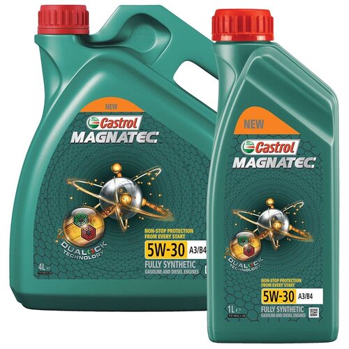 фото Моторное масло castrol magnatec dualock a3/b4 5w-30 1 л