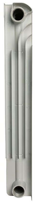 Радиатор ROMMER биметаллический 500X80 белый 12 секций - фото №2