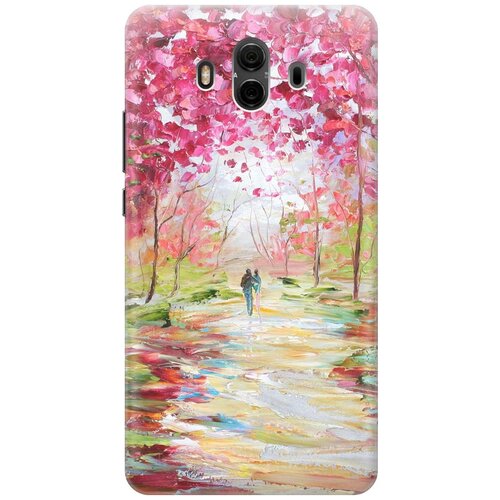 фото Re:pa накладка transparent для huawei mate 10 с принтом "весенняя роща"