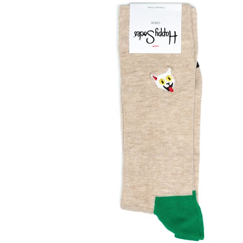 фото Носки happy socks с вышивкой crazy cat happy socks - embroidery - crazy cat 36-40