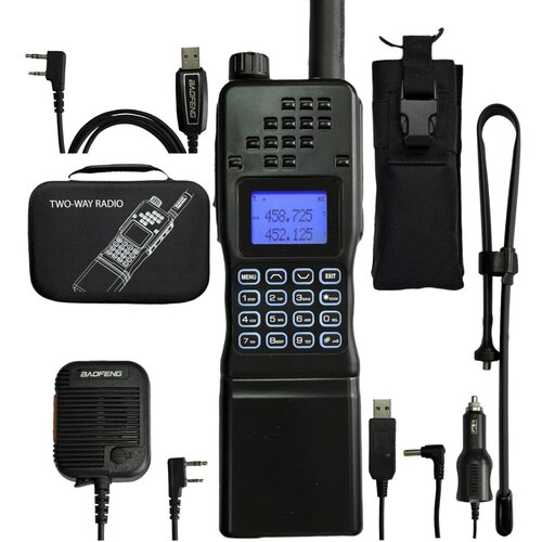 Мощная армейская рация ANPRC-152 10W черная 1669900₽