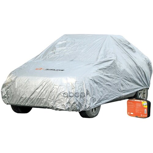 Тент Защитный На Автомобиль Размер M 495X195x120 См С Боковой Молнией Серый Сумка Airline Ac-Fc-02 AIRLINE арт AC-FC-02 5805₽