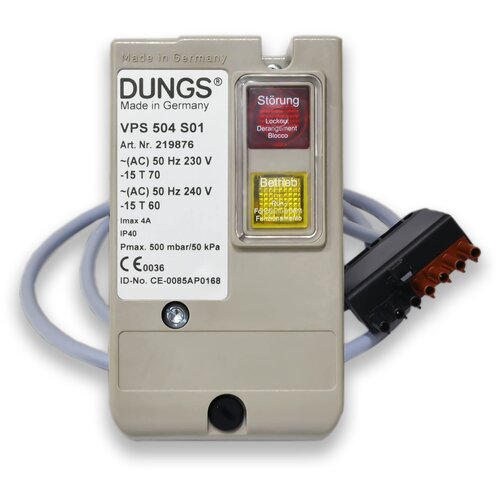 Блок проверки герметичности DUNGS VPS 504 S01 арт.219876, кабель 2м, 230V 50Hz блок контроля герметичности dungs vps 504 s04