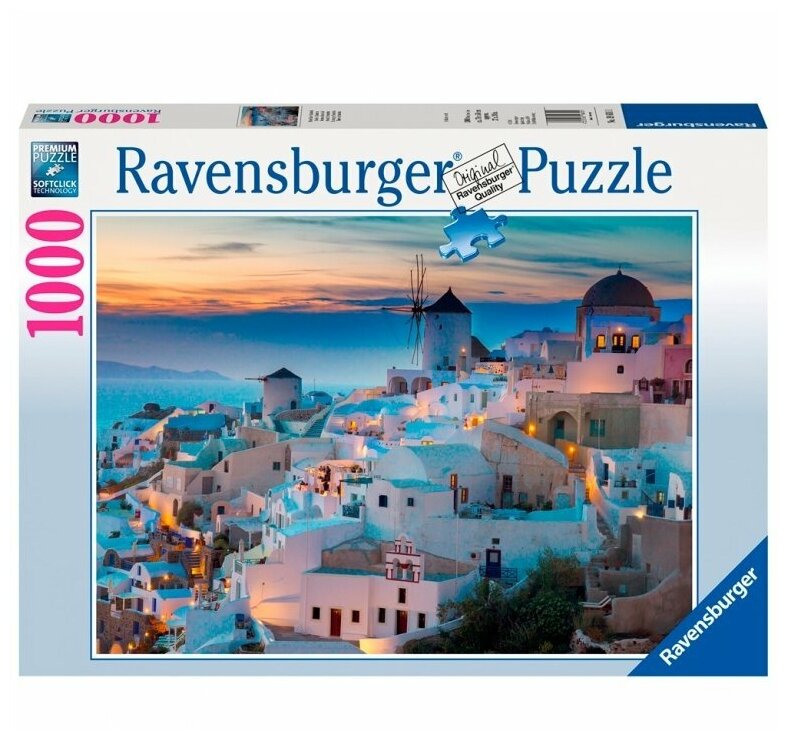 Ravensburger Пазл "Вечерний Санторини" 1000 д. 19611