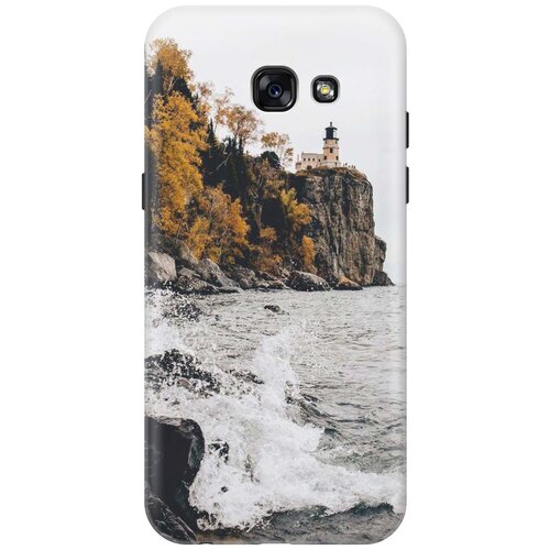 фото Gosso ультратонкий силиконовый чехол-накладка для samsung galaxy a5 (2017) с принтом "северный маяк"
