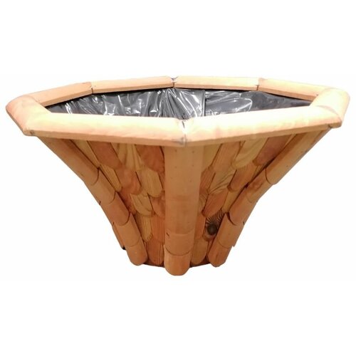 Цветочница деревянная D25