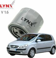 Фильтр масляный Hyundai Getz (1) / Хендай Гетц 2005 2006 2007 2008 2009 2010 2011 V1.6 G4ED / 1шт LYNXauto