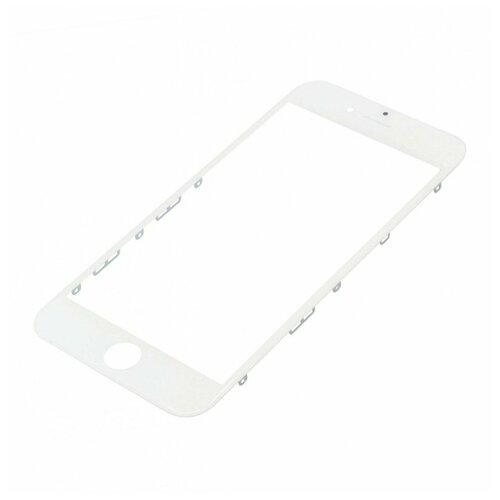 Стекло модуля + рамка для Apple iPhone 6, белый, AA стекло модуля для apple iphone 6 черный aa
