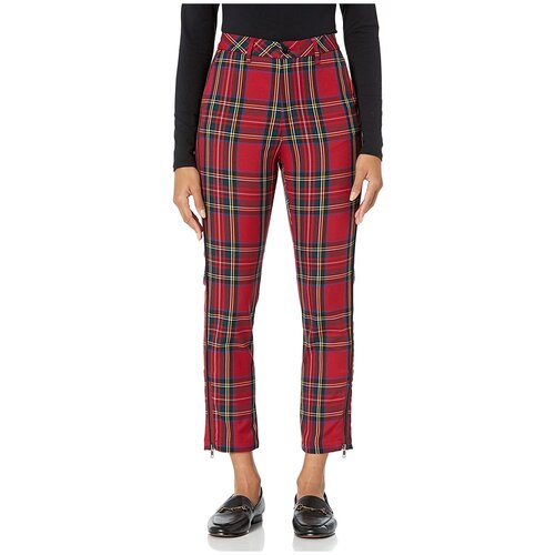 Брюки, SuperDry, артикул: W7010592A, Цвет FE6 Red Tartan, Размер 8