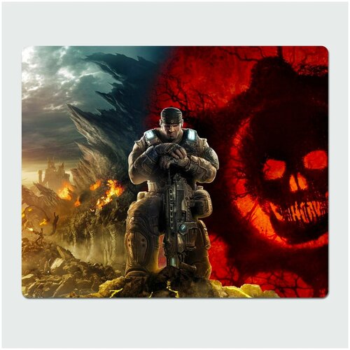 Коврик для компьютерной мышки ROCKET - Gears of War, 23x19 см