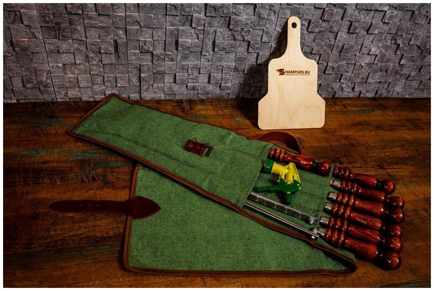 Набор шампуров в чехле "Маэстро - 2" — фото 1