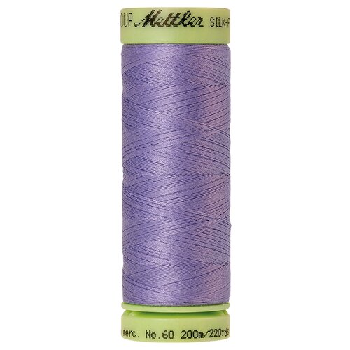 Нить для машинного квилтинга SILK-FINISH COTTON 60, 200 м 100% хлопок 1079 Amethyst ( 9240-1079 ) нить для машинного квилтинга silk finish cotton 60 200 м 100% хлопок 1384 lime blossom 9240 1384