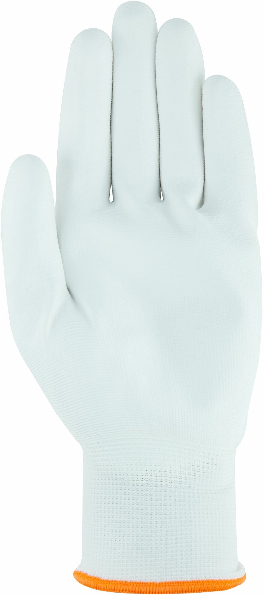 Перчатки белые, полиэстер с обливкой из полиуретана ( водоотталкивающие), р-р XL/10