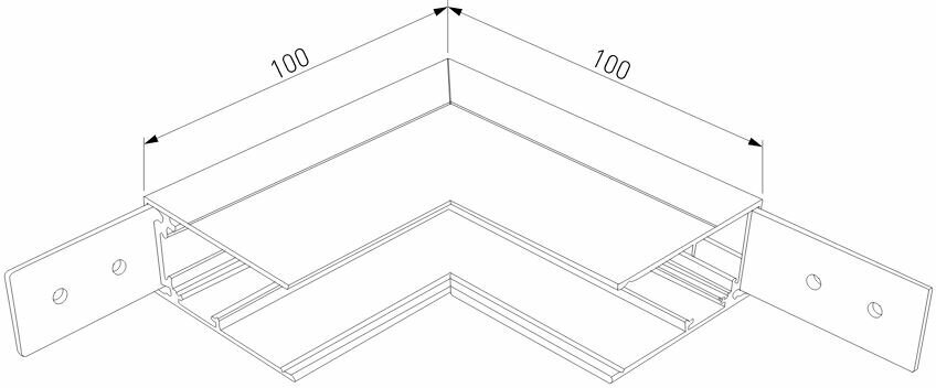 Коннектор угловой Elektrostandard SLIM MAGNETIC 85091/00 4690389178993 - фото №5