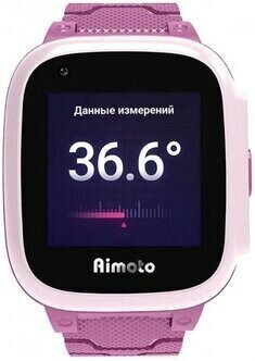 Детские смарт-часы Кнопка Жизни Aimoto Integra 4G розовый (9600304)