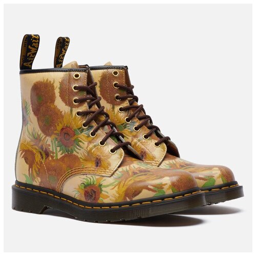 Ботинки Dr. Martens x The National Gallery 1460 Sunflowers Leather жёлтый, Размер 42 EU