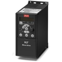 132F0022 Частотный преобразователь Danfoss VLT Micro Drive FC 51 2.2кВт, 380В, 3Ф, без панели