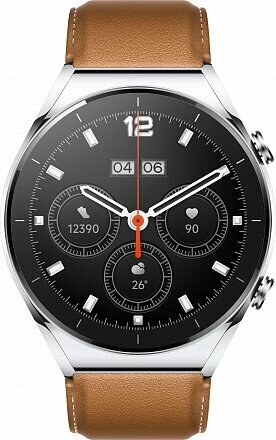 Часы умные Xiaomi Watch S1 , смарт часы Xiaomi, серебряный BHR5560GL