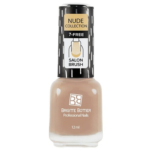 Brigitte Bottier Лак для ногтей Nude Collection, 12 мл, карамельный лак для ногтей brigitte bottier лак для ногтей gel formula тон 01 прозрачный