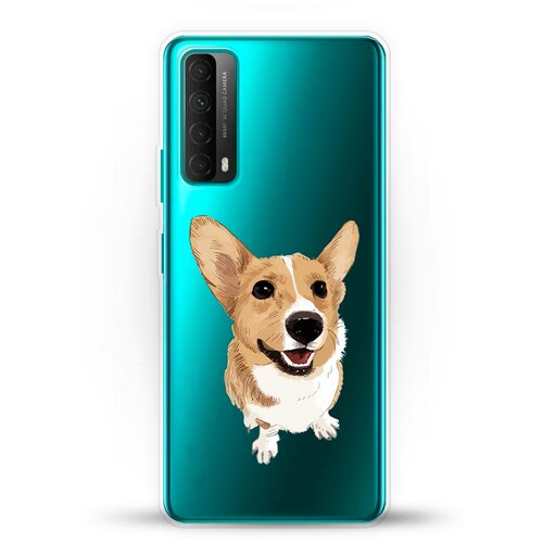 фото Силиконовый чехол хороший корги на huawei p smart 2021 andy & paul