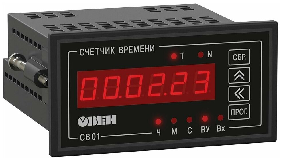 Счетчик времени наработки овен СВ01-24. Щ2. Р