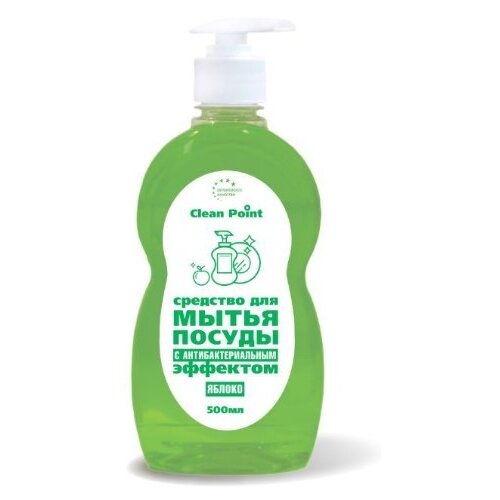 Средство для мытья посуды Clean Point Яблоко 500ml СР-А4