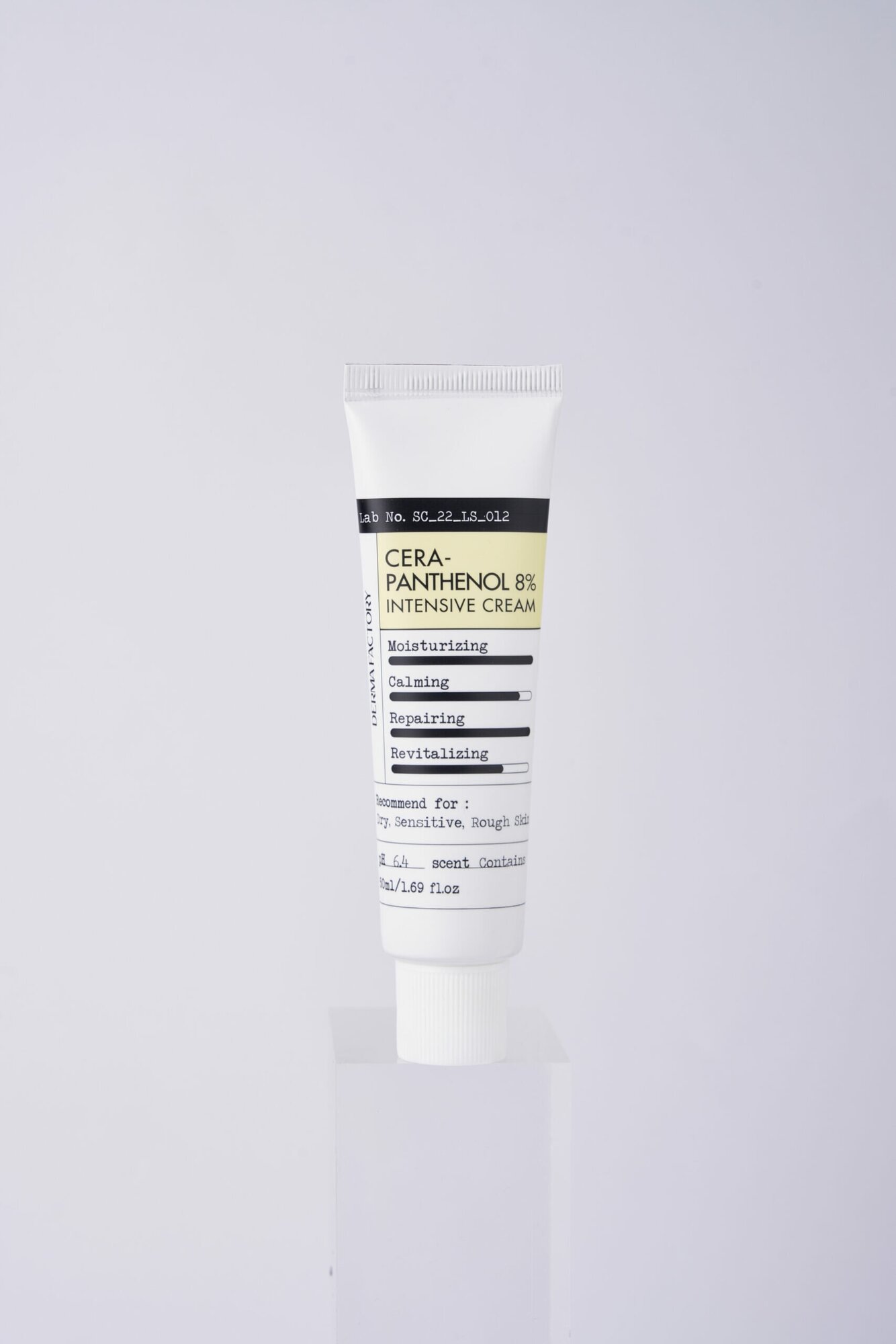 DERMA FACTORY Cera-Panthenol 8% Intensive Cream Интенсивный увлажняющий крем для лица с керамидами и пантенолом 50г