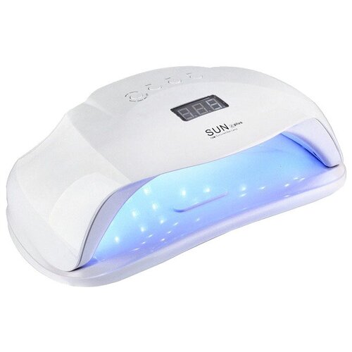 Лампа для маникюра UV LED Lamp SUN X Plus, 72 Вт, цвет - белый светодиодная led uv лампа nail dryer x3 lamp 16 leds розовый