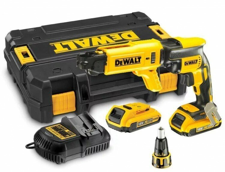 Шуруповерт аккумуляторный бесщёточный ленточный DeWalt DCF620D2K (с автоматической подачей саморезов) - фото №11