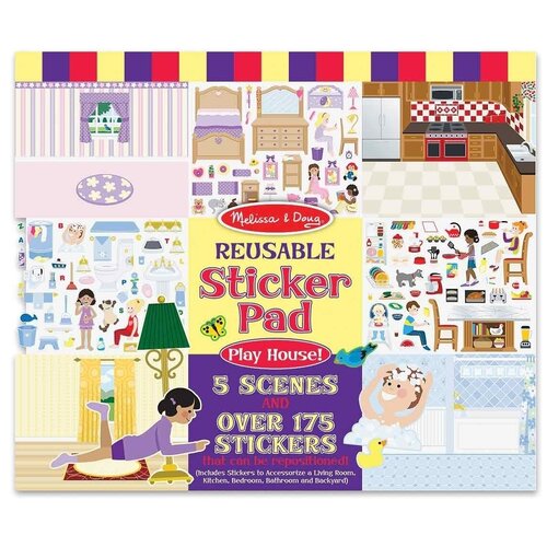 фото Melissa&doug набор стикеров "домик для игр" melissa & doug