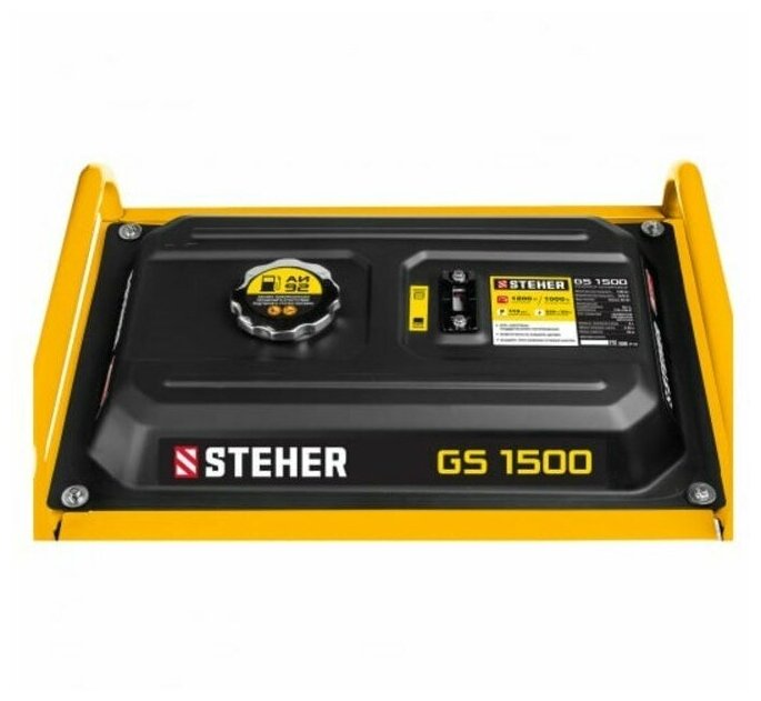 Бензиновый генератор STEHER 1200 Вт 25 кг GS-1500 - фотография № 3