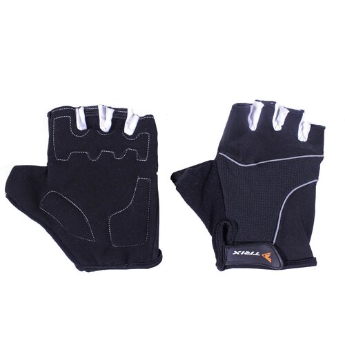 Перчатки TRIX, размер L, черный, белый перчатки trix размер m черный