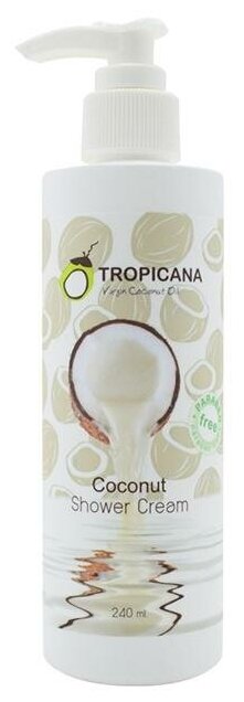 Крем для душа кокос Coconut Shower Cream, 240 мл