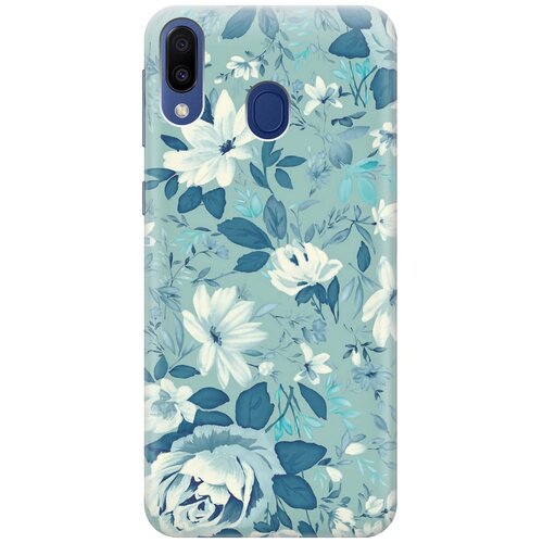 RE: PAЧехол - накладка ArtColor для Samsung Galaxy M20 с принтом Цветы на голубом re paчехол накладка artcolor для honor 10 с принтом цветы на голубом