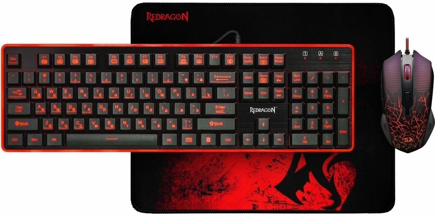 наборы клавиатура+мышь Redragon S107 78225 .
