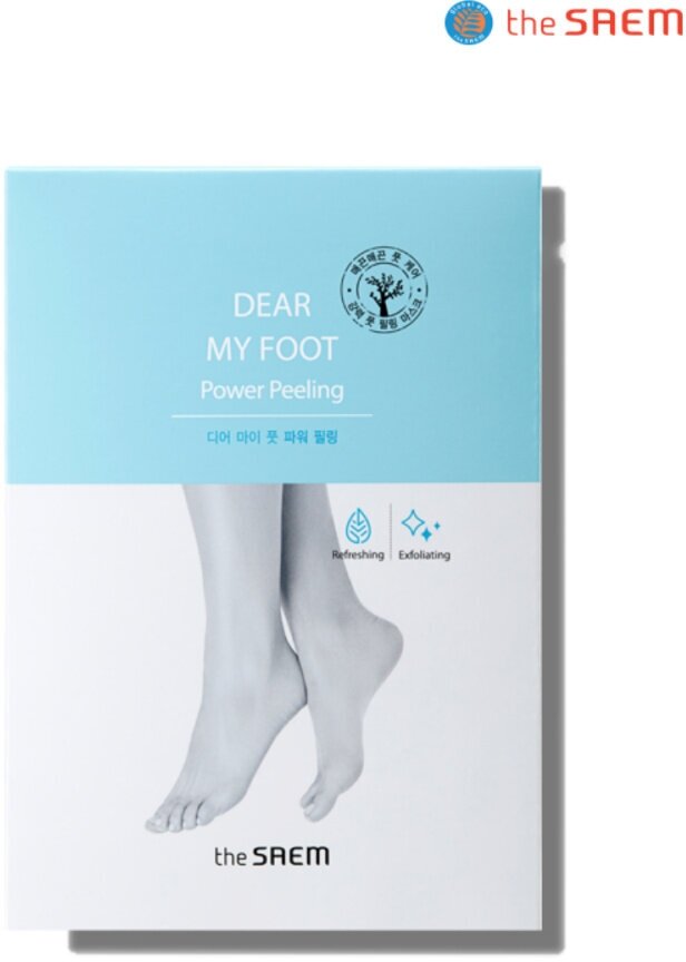 The Saem Пилинг для ног Dear My Foot Power Peeling, 2 шт. по 40 мл.