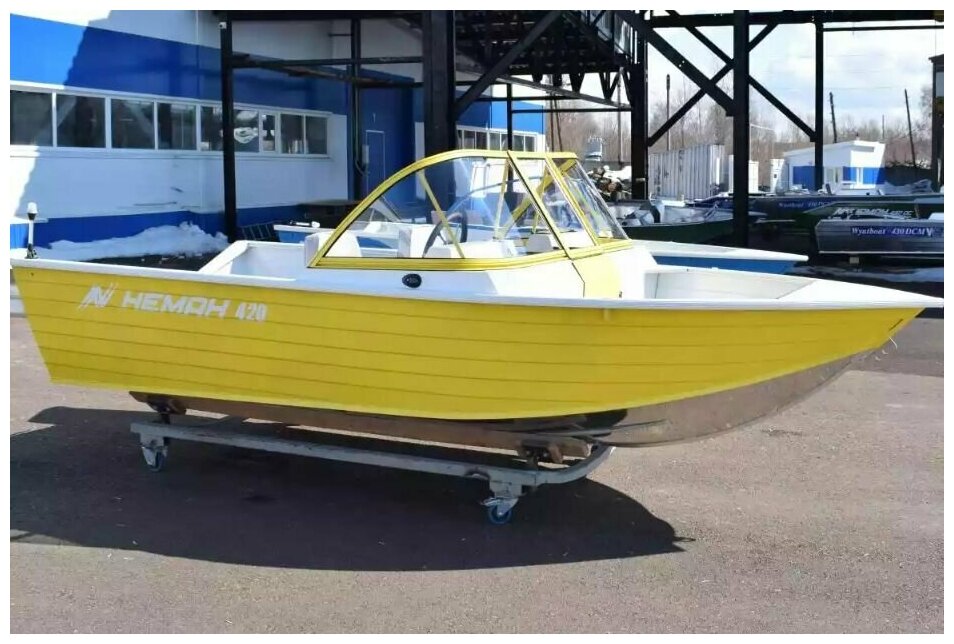 Моторная лодка NEMAN-420 DCM/ лодки Wyatboat