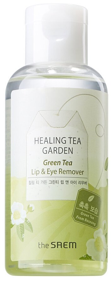 The Saem средство для снятия макияжа с глаз и губ с зеленым чаем Healing Tea Garden