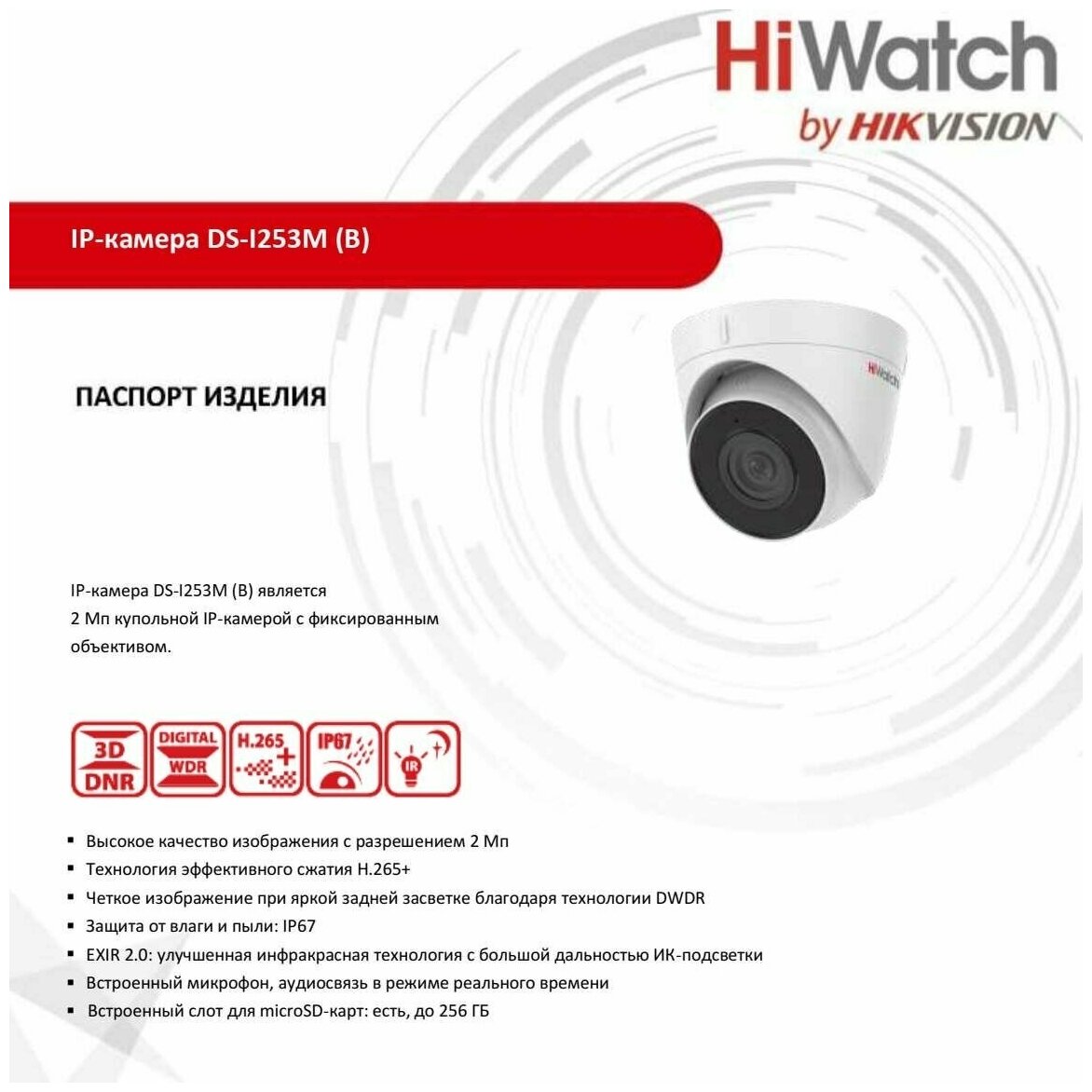 Видеокамера IP HiWatch - фото №11