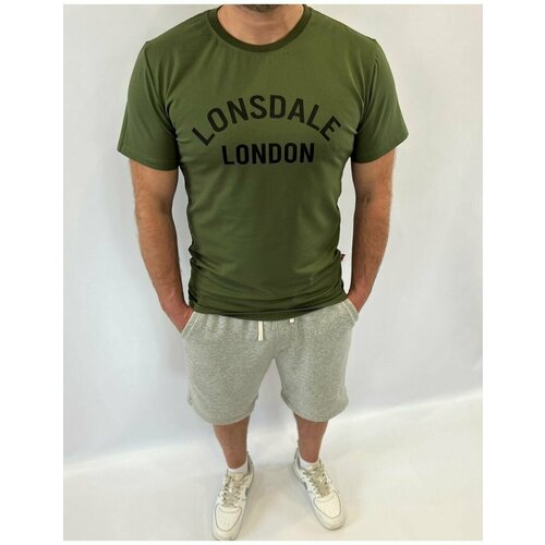 фото Футболка lonsdale, размер xxl, хаки