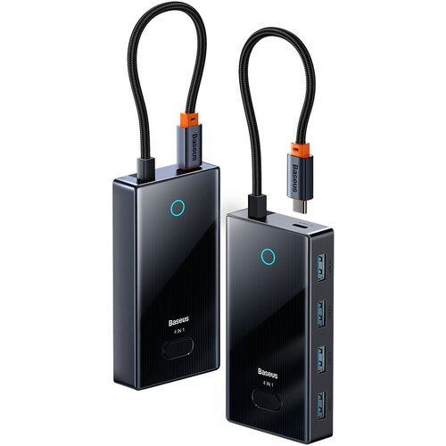 Хаб Baseus PioneerJoy 4-Port Type-C HUB Adapter Type-C - USB304 Серый WKYY030013 359000₽