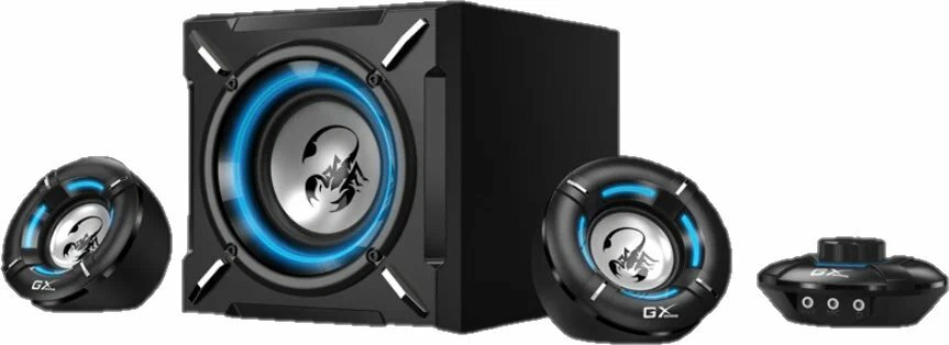 Акустическая система Genius SW-G2.1 1000 Black 2.1 10 Вт пластик черный