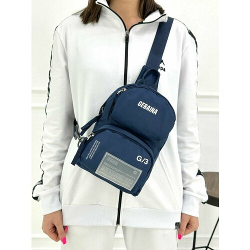 фото Рюкзак слинг , синий нет бренда