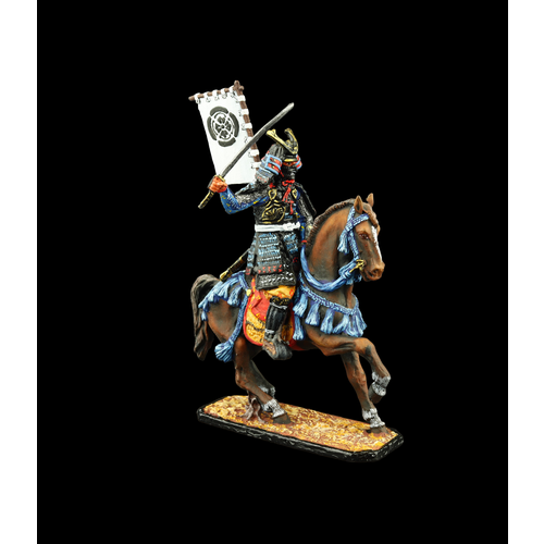 Оловянный солдатик SDS: Конный самурай, XVI-XVII вв