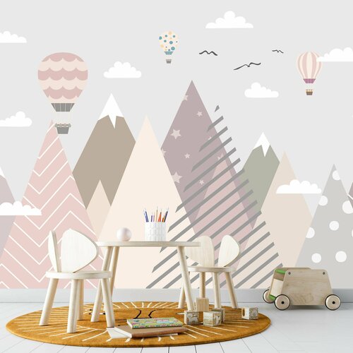 Фотообои детские на стену флизелиновые Горы 400х270 см